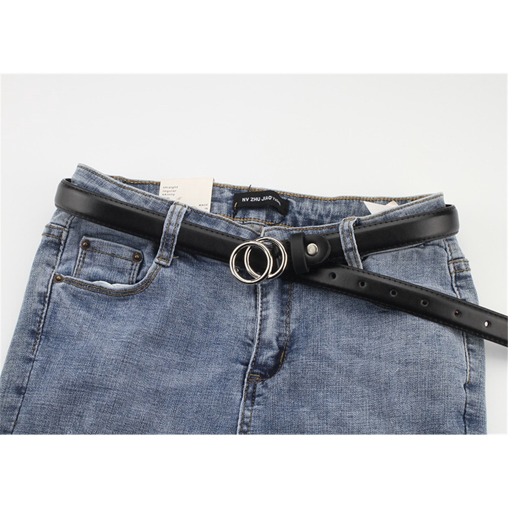 Thắt Lưng Nữ Khung Hình Tròn 13543 Phong Cách Hàn Quốc