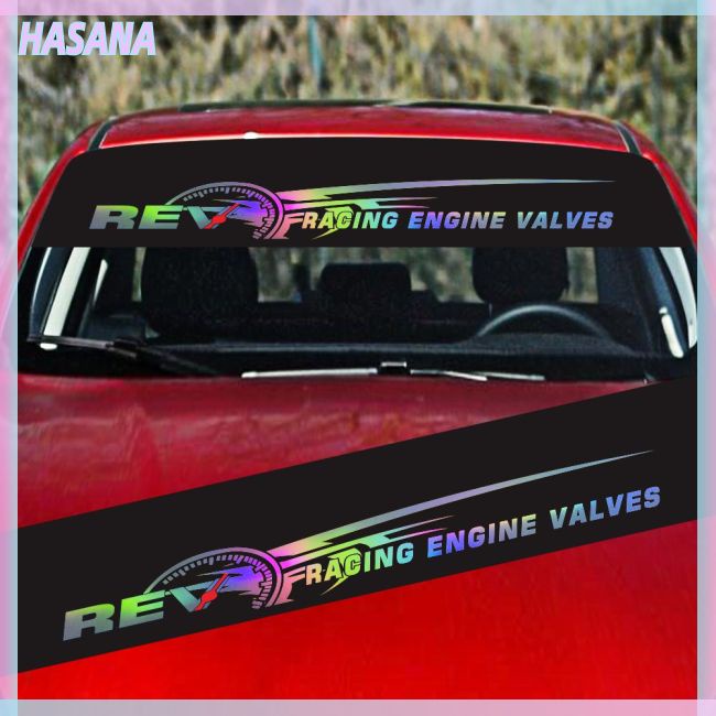 Đề Can Phản Quang Nhiều Màu Sắc Dán Kính Chắn Gió Xe Hơi