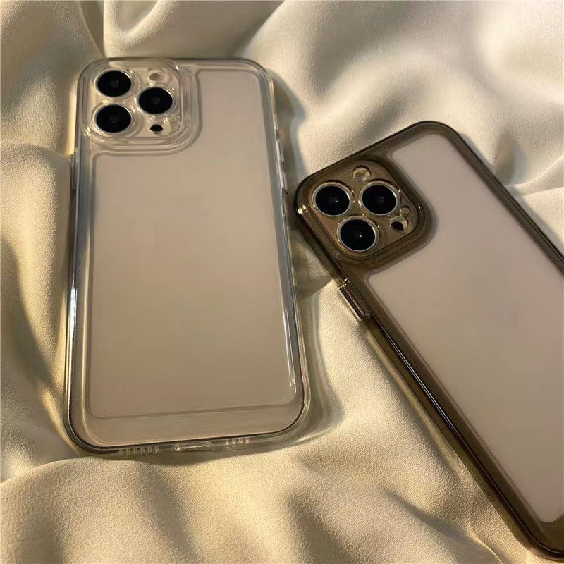 Ốp Điện Thoại Trong Suốt In Họa Tiết Không Gian Sang Trọng Cho iPhone 11 12 13 Pro Max X Xs XR 7 8 Plus SE 2 3 10