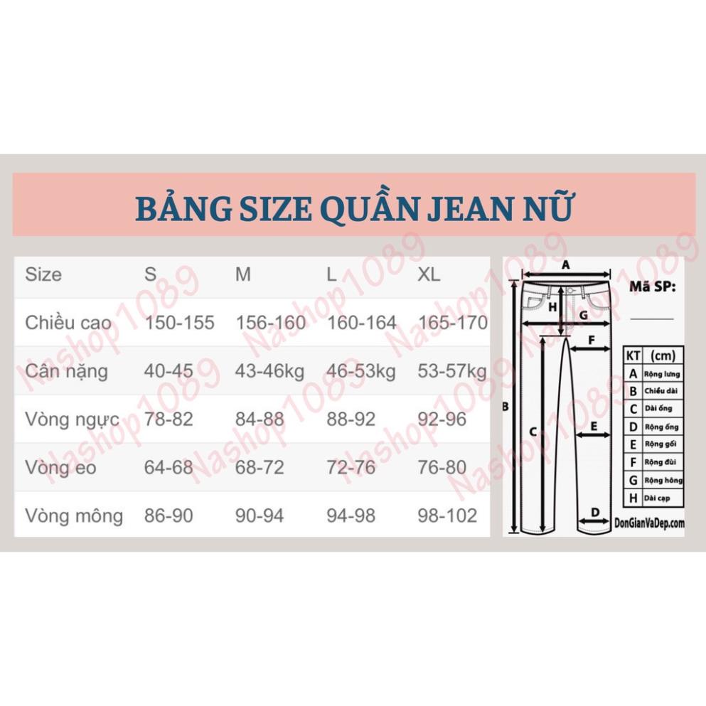 Quần bò baggy nữ quần jean baggy nữ quần jeans nữ cạp cao 3 size S M L hot nhất 2022 SKShop22 | BigBuy360 - bigbuy360.vn