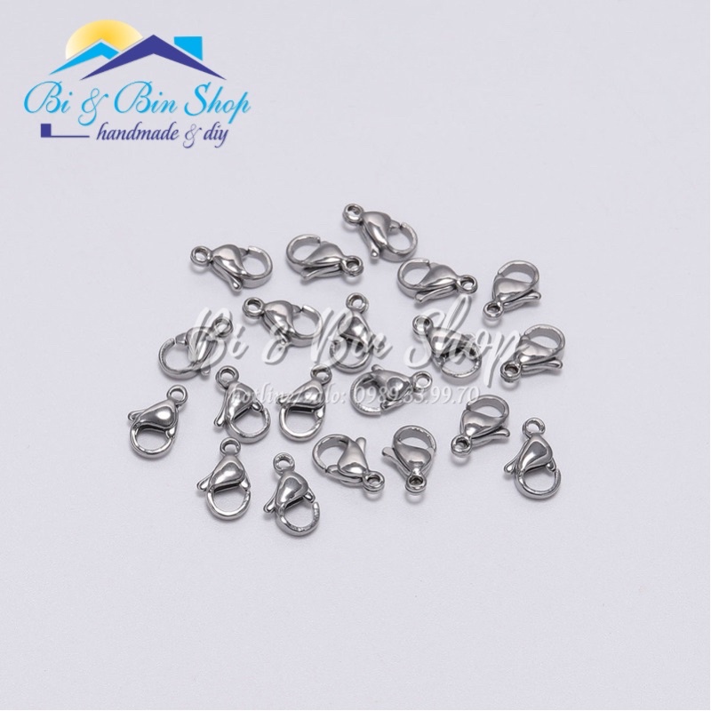 Sỉ 100 Móc Càng Cua Bằng Thép Không Gỉ Làm Trang Sức Handmade