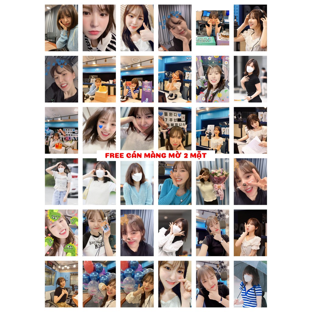 Lomo card 72 ảnh thành viên Red Velvet - Wendy - Radio Youngstreet Tháng 8