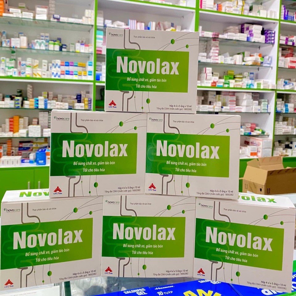 Novolax – Bổ sung chất xơ hòa tan hỗ trợ giảm táo bón, bổ sung chất xơ giúp nhuận tràng