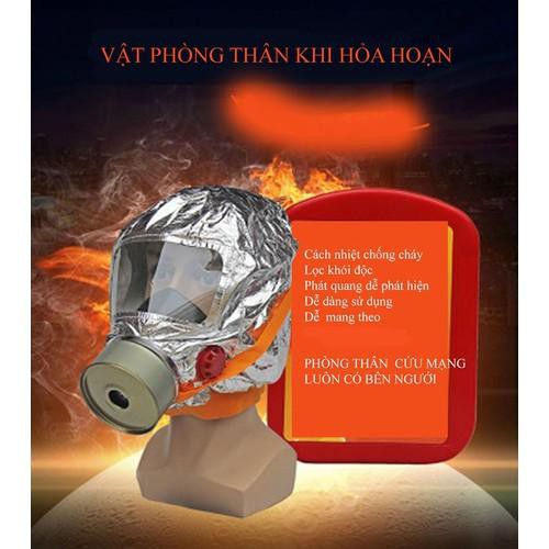 MẶT NẠ THOÁT HIỂM CHỐNG KHÓI ĐỘC KHI HỎA HOẠN