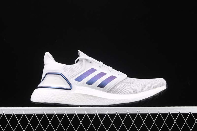 Giày Ultra Boost Blue Violet Met Trắng sọc Xanh Tím