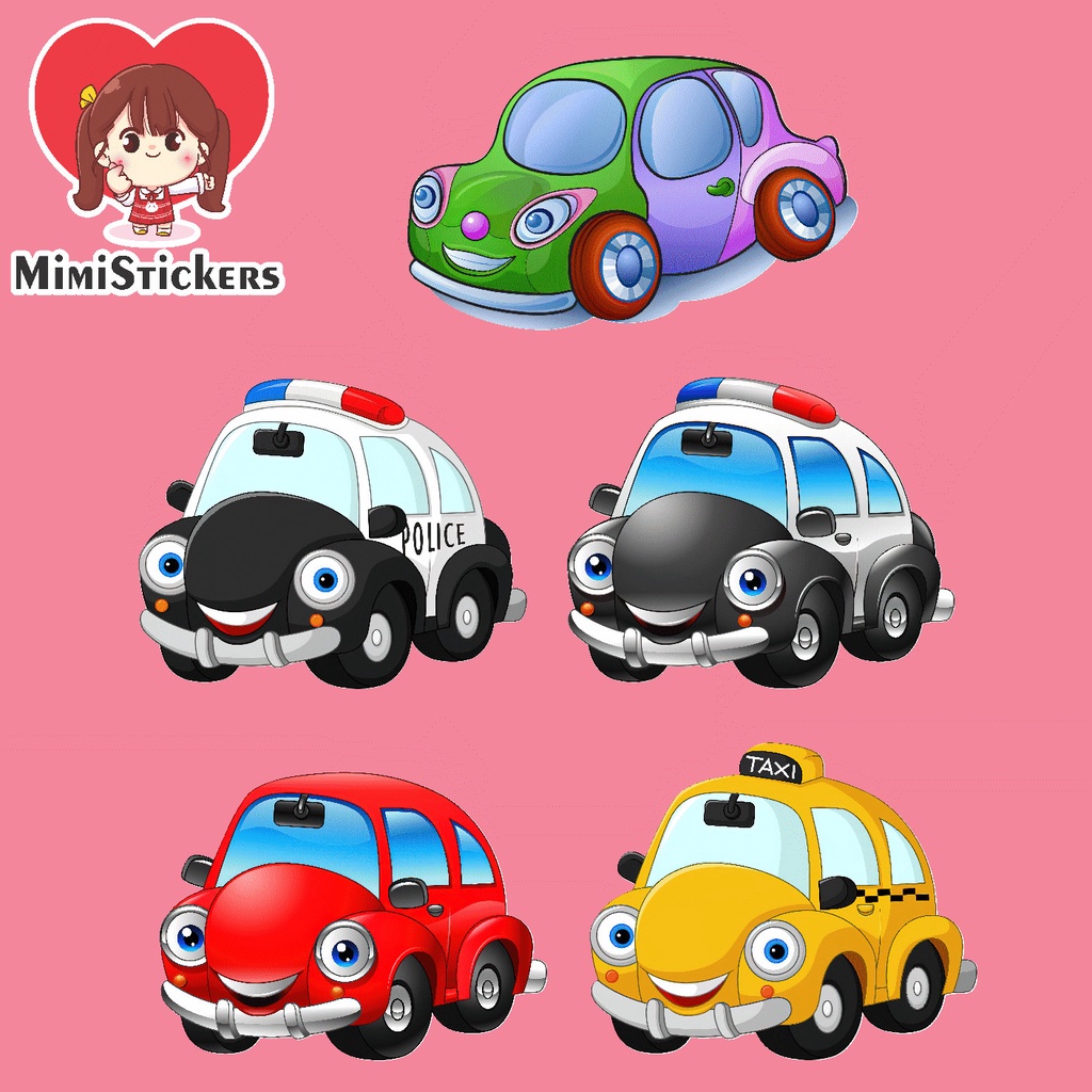 Hình ủi, hình ép nhiệt - Set xe (nhiều mẫu)
