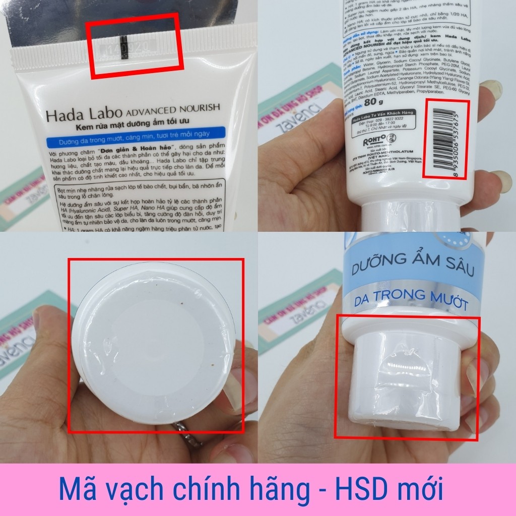 Sửa Rửa Mặt SRM12753846 Hada Labo Advanced Nourish Cleanser Dưỡng Da Cấp Ẩm Tối Ưu Mềm Mượt ( 80g ) | BigBuy360 - bigbuy360.vn