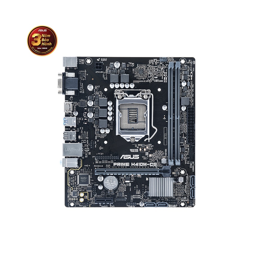 Mainboard ASUS PRIME H410M-CS (Chipset Intel H410, Socket LGA 1200, Kích thước: M-ATX, 2 khe RAM)