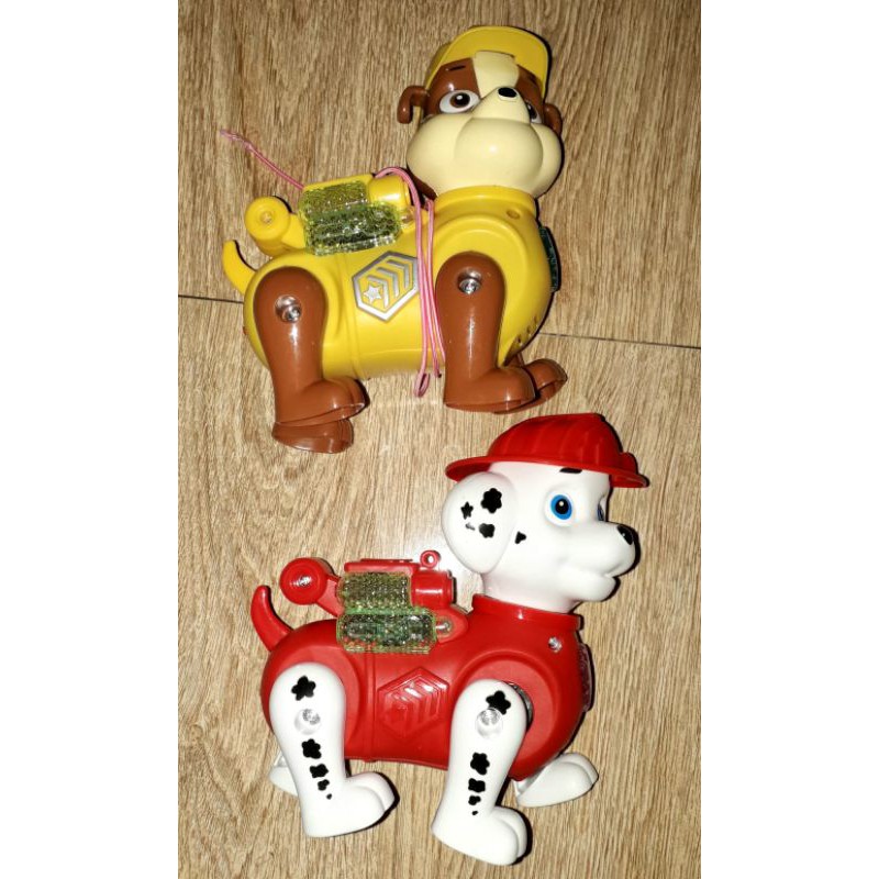 Chú Chó Paw đi dạo có nhạc và đèn led rất đẹp bằng nhựa tặng kèm pin