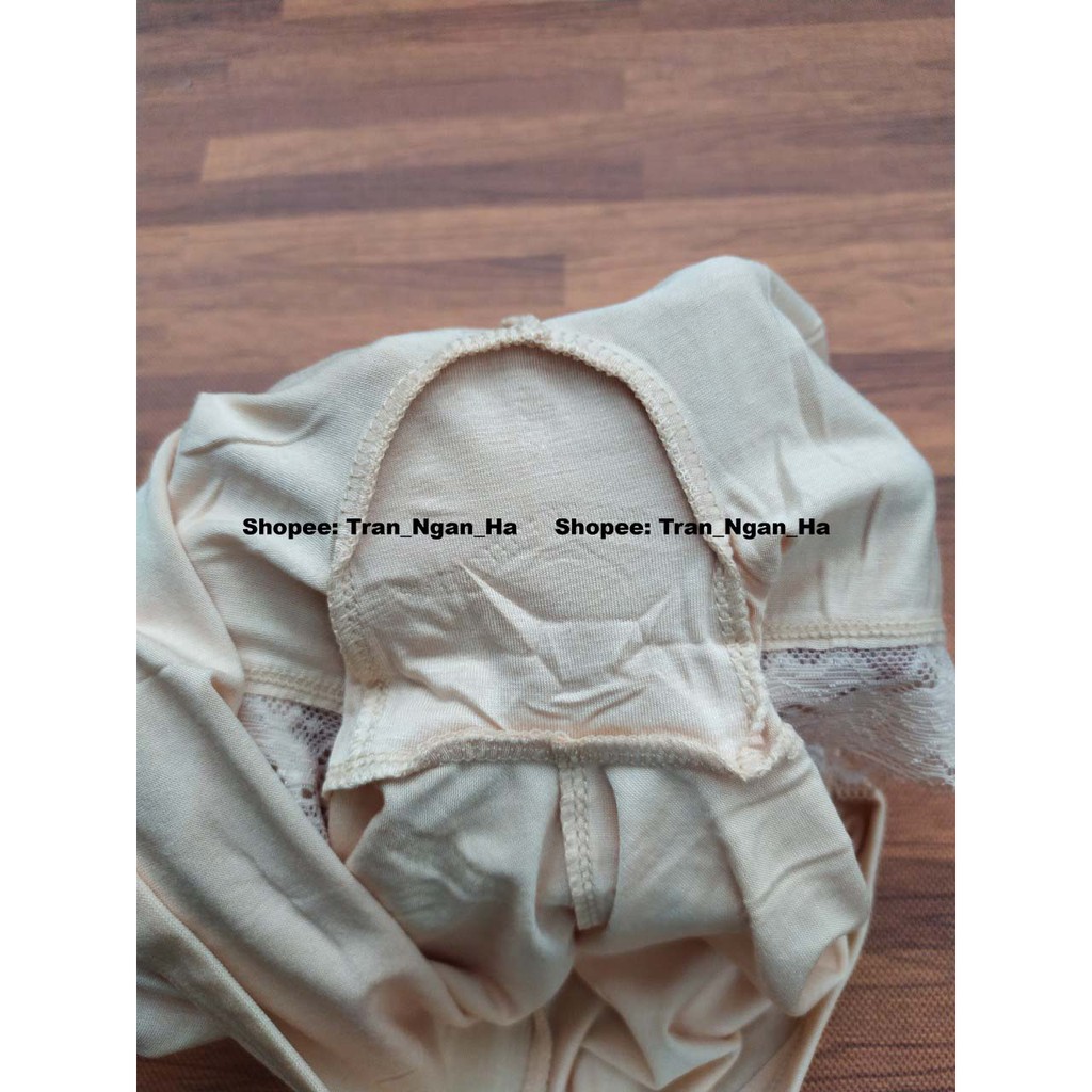 Quần mặc váy cotton siêu mát màu da và đen