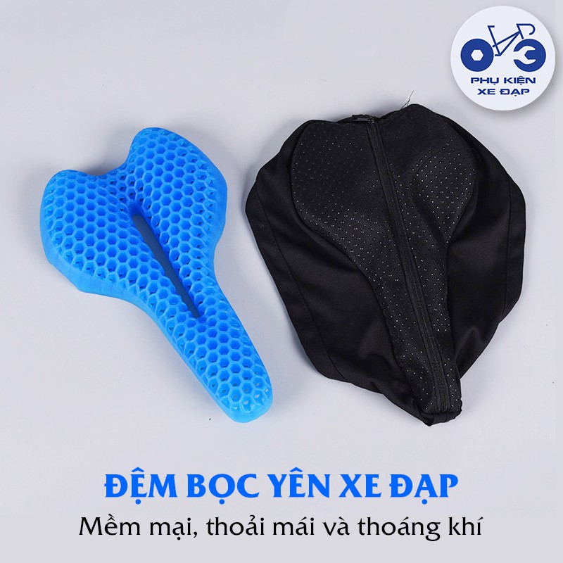 Đệm Lót Yên Xe Đạp Thiết Kế Tổ Ong Siêu Thoáng, Siêu Êm cao cấp