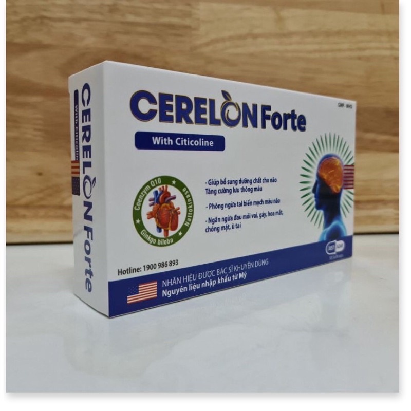 Cerelon Forte - Giúp bổ sung dưỡng chất cho não hiệu quả ăn ngon