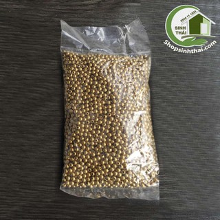 Bịch hạt cườm đính áo, làm đồ cột tóc màu vàng đồng