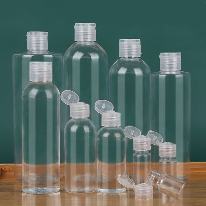 1 Bình Nhựa Nắp Lật 10/20/30/50/60/100ml Dùng Chiết Mỹ Phẩm Khi Đi Du Lịch