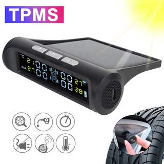 Hệ Thống Giám Sát Áp Suất Lốp TPMS Với 4 Cảm Biến Ngoài Kỹ Thuật Số Màn Hình LCD Dành Cho Ô Tô