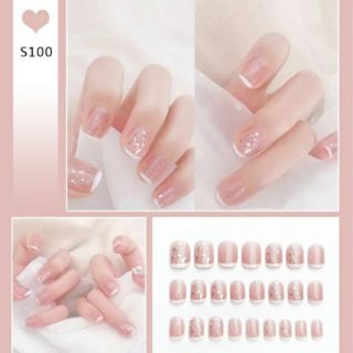 Bộ 24 móng tay giả kèm keo