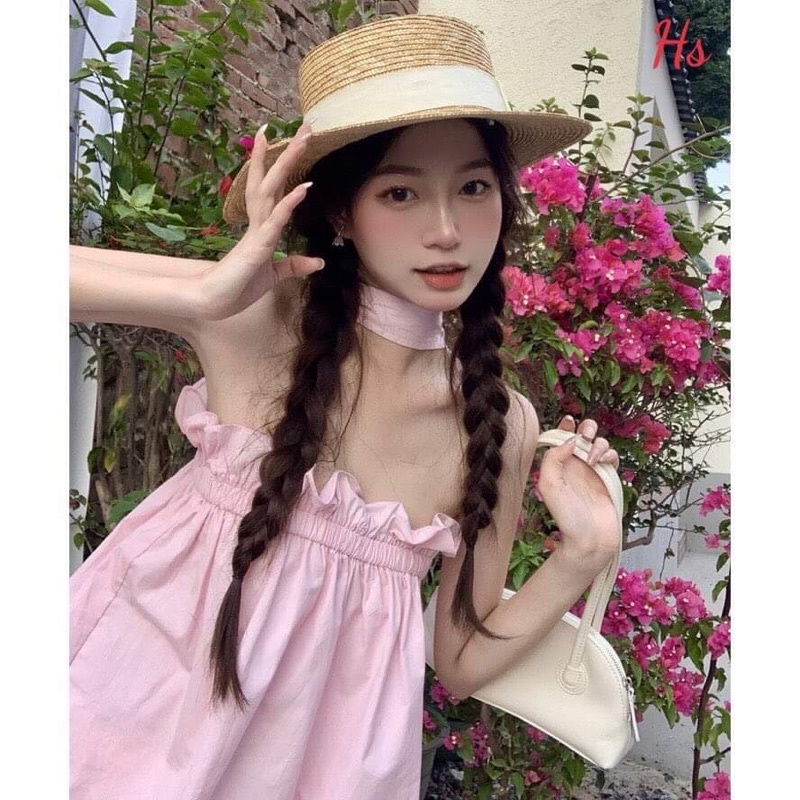 Áo bèo ngực dây cổ HS6