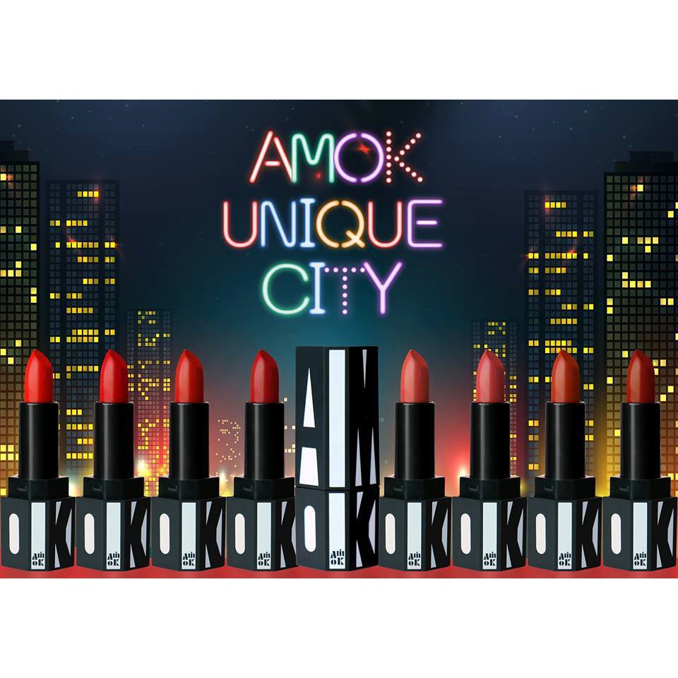 Son thỏi Amok Unique City Technical Matte Lipstick