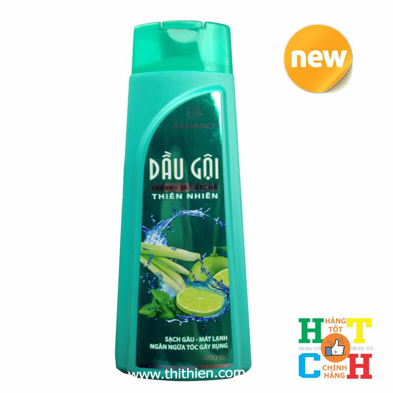 Dầu gội Chanh Sả Bạc Hà 400ml Thorakao