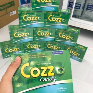 Kẹo cozz bạc hà 100v - giảm ho khàn tiếng đau rát họng