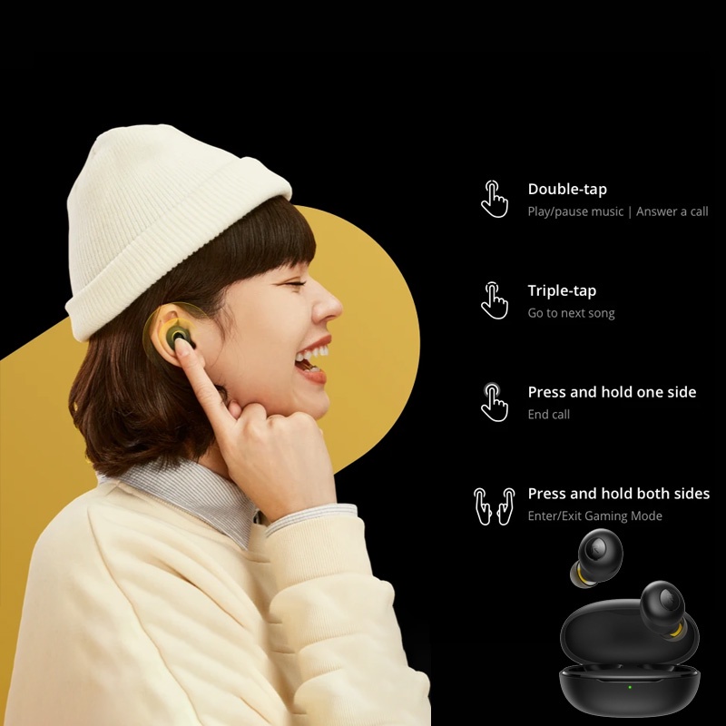 Tai Nghe Bluetooth 5.0 realme buds Q2 TWS Không Dây