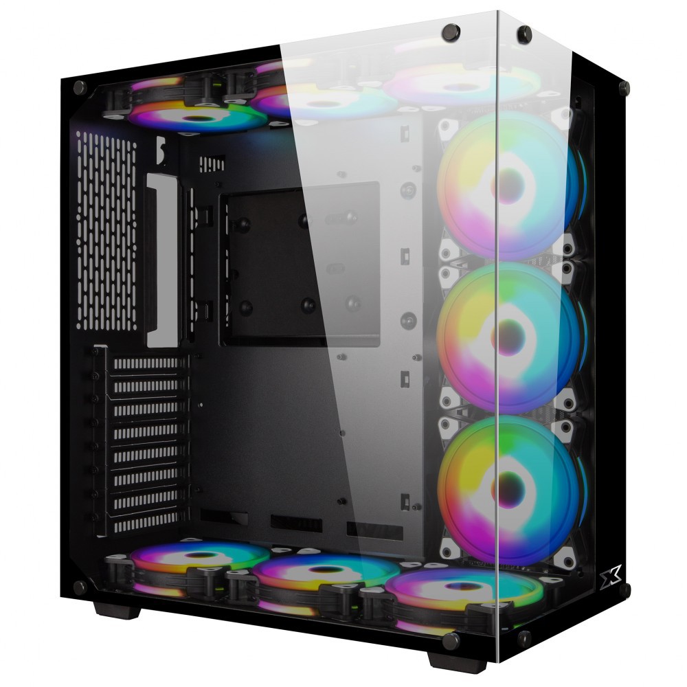 Vỏ Case Xigmatek Aquarius Black ko Fan chính hãng mai hoàng