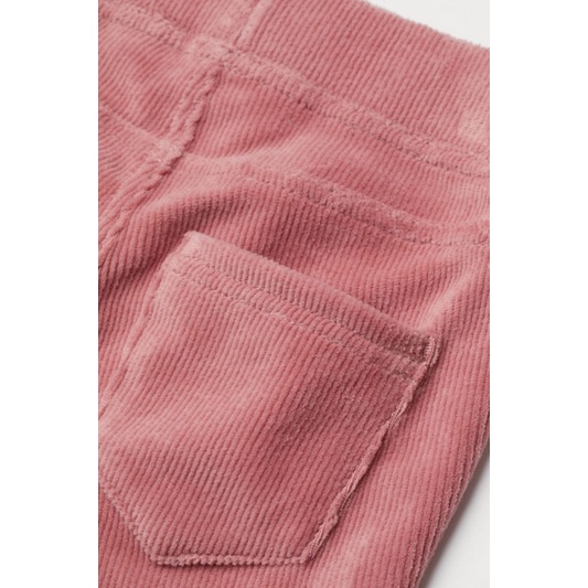 Quần tregging nhung tăm Bé Gái H-M skinny dư xịn size 1-10Y (11-30kg)