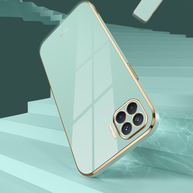 Ốp Điện Thoại Silicon Hình Máy Ảnh Có Dây Đeo Cho OPPO A93 A73 2020 F17 A83 Reno 4F F17 Pro