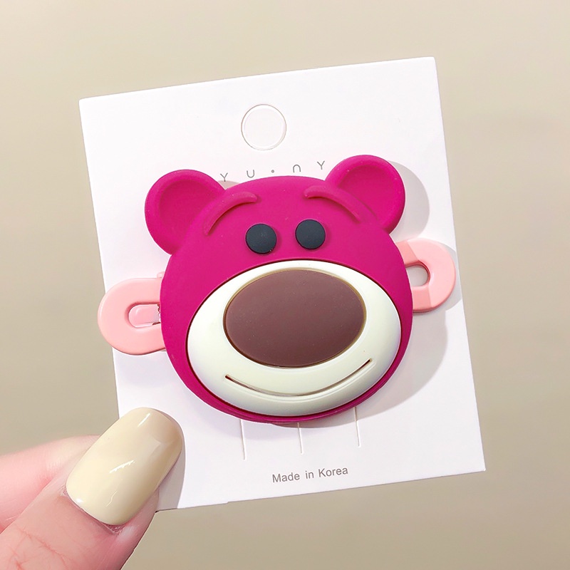 SANRIO Kẹp Tóc Đính Nơ Lưng Hình Mèo Dễ Thương Phong Cách Hàn Quốc