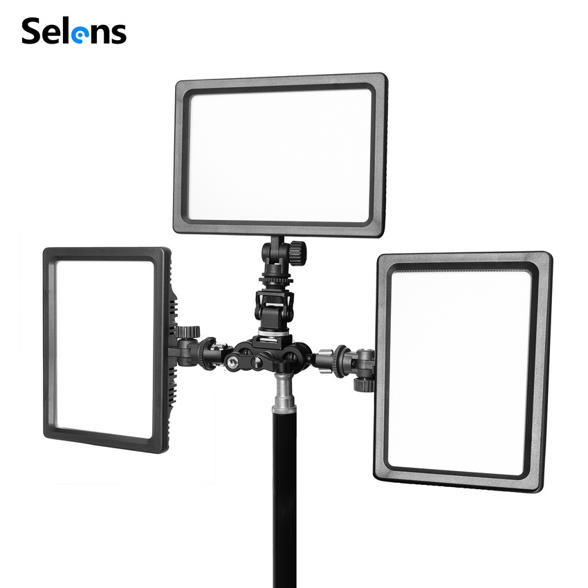 Cánh Tay Nối Máy Ảnh Đầu Bi Kép Selens 1 / 4 3 / 8 Inch