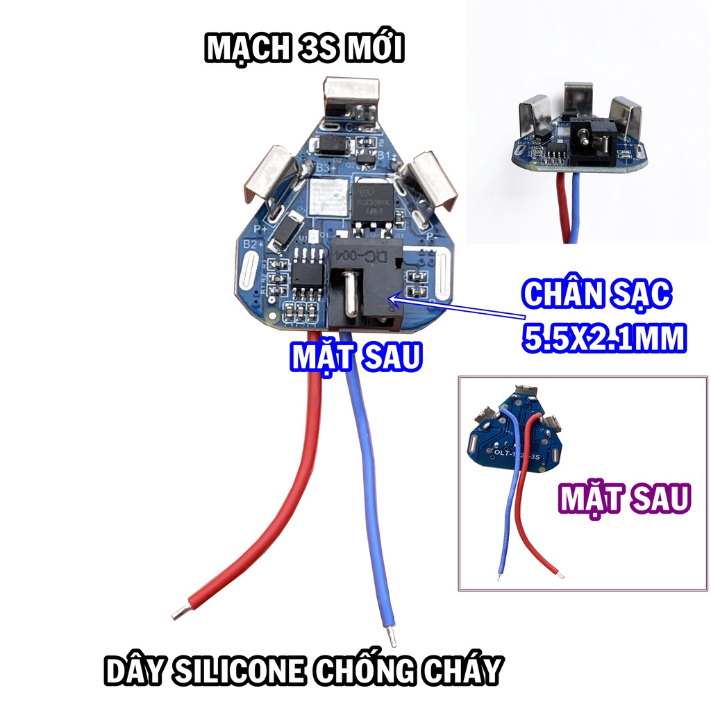 Mạch sạc và bảo vệ 3S 30A mới