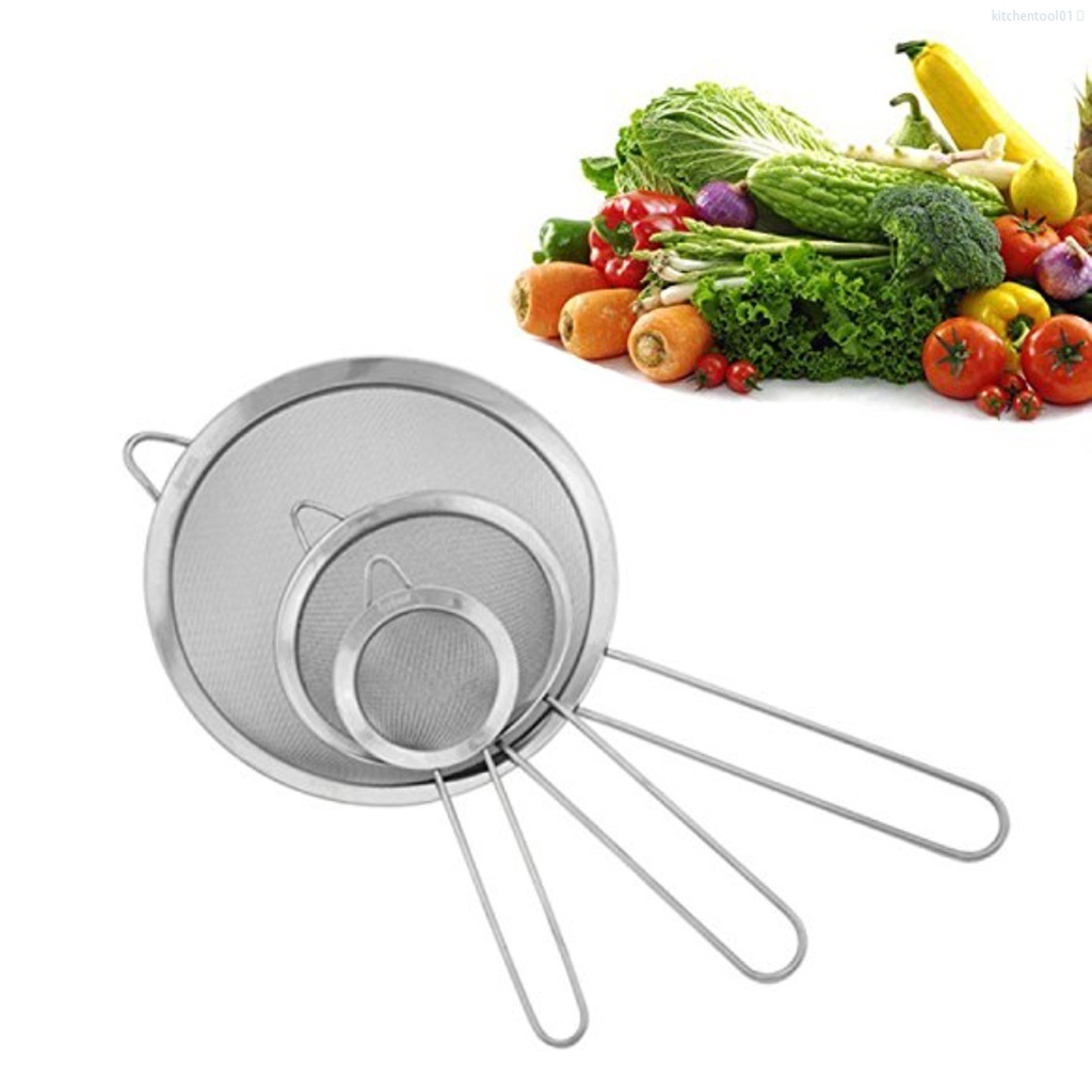 Rây Lọc Dầu Bằng Thép Không Gỉ Tiện Dụng Cho Nhà Bếp Sifter Flour Siftertool01