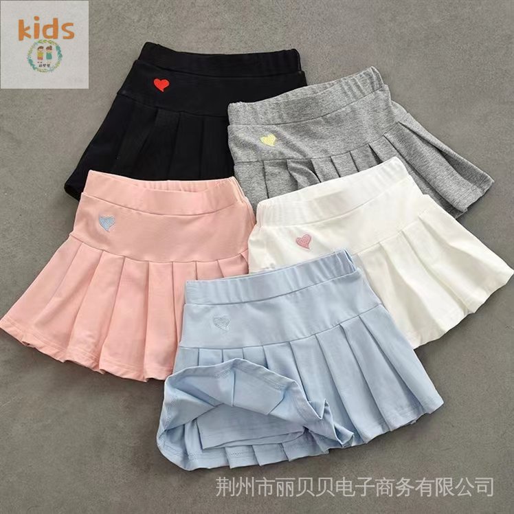 Chân Váy Ngắn Xếp Ly Phối Thắt Lưng Thời Trang Mùa Hè Cho Bé Gái