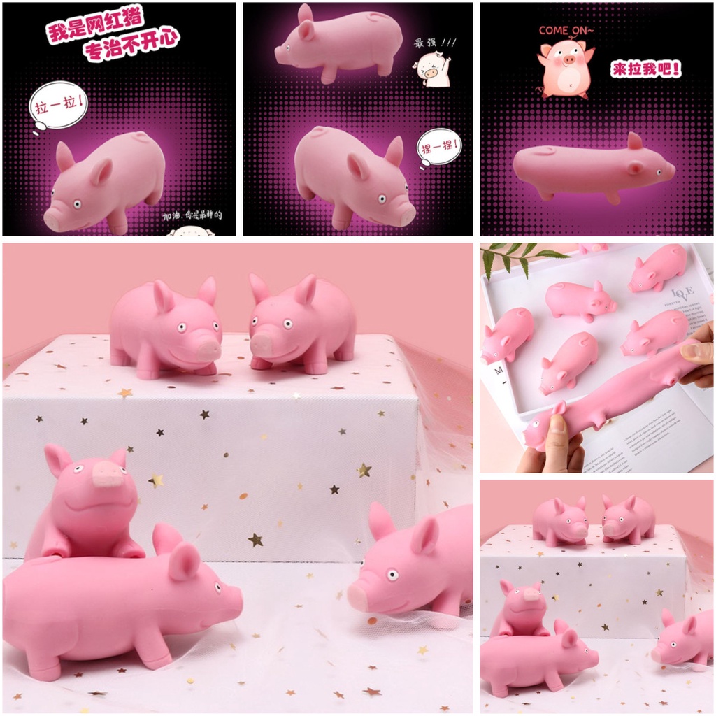 Đồ Chơi squishy HìNh Con Heo GiúP GiảM Căng ThẳNg