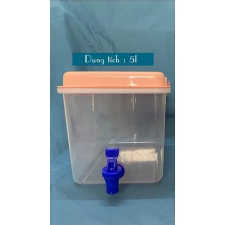 Bình Nước Detox Pha Trà, Pha Nước Trái Cây Có Vòi Tiện Lợi 3.5L-2.5L-3L-5L-8.5L nhựa việt nhật