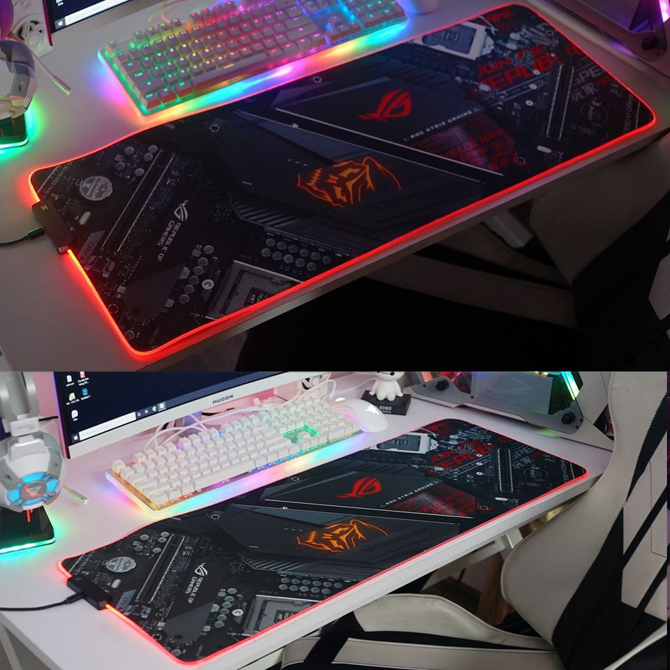 LÓT CHUỘT, PAD CHUỘT LED RGB SIZE 80X30