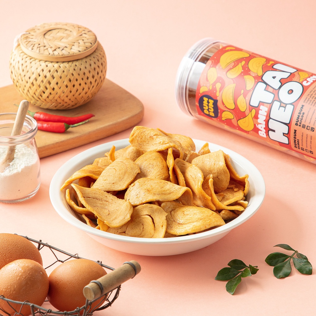 Bánh tai heo cay DumBum đồ ăn vặt Hà Nội 250g