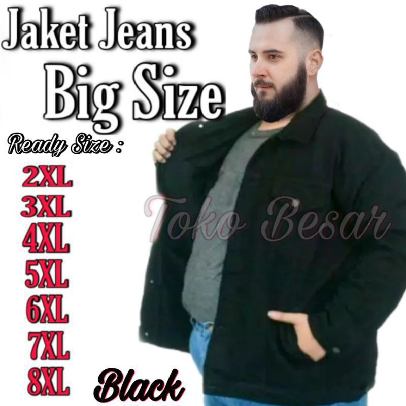 Áo Khoác Jeans Nam Size Lớn 2xl 3xl 4xl 5xl 6xl 7xl 8xl / Sành Điệu