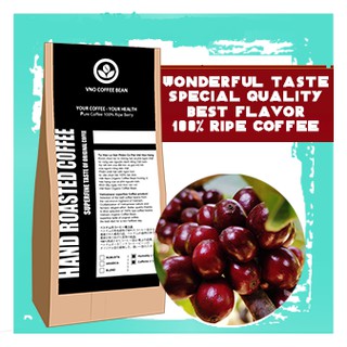 ROBUSTA COFFEE 100% RIPE - CÀ PHÊ CHÍN CÂY 100% GIỐNG ROBUSTA CỔ - GÓI 200GR