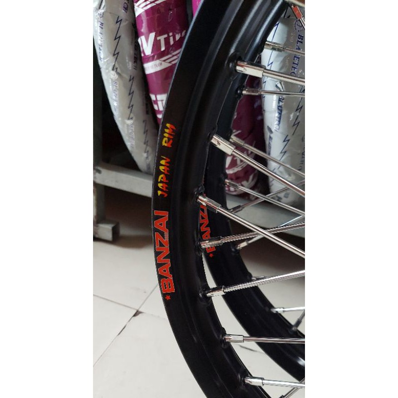 Bánh căm Raider Satria niềng nhôm banzai 1.4/1.6 đã rút căm sẵn về gắn như zin