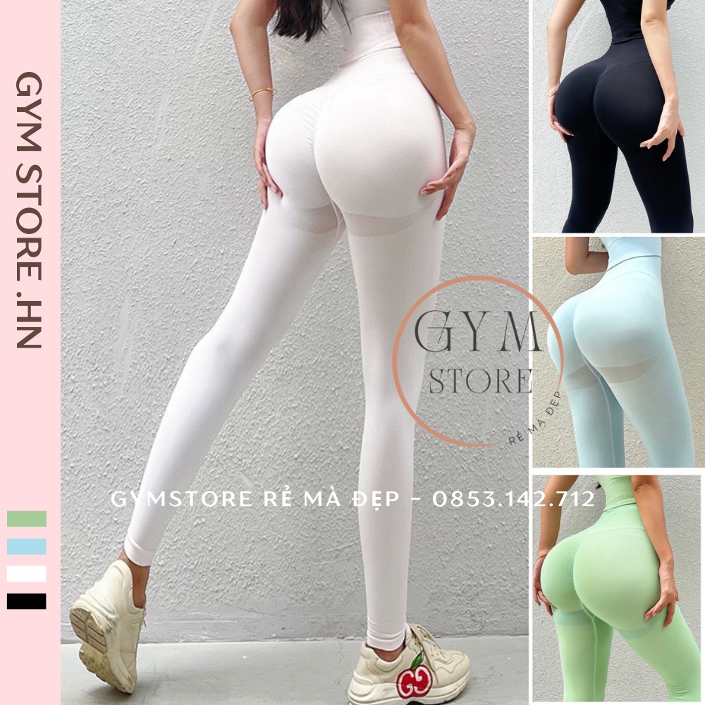 Quần Legging Chun Mông Nữ NAQI 155 Lưng Cao Đồ Tập Gym Yoga, Zumba, Aerobic Nữ Rẻ Mà Đẹp GYMSTORE