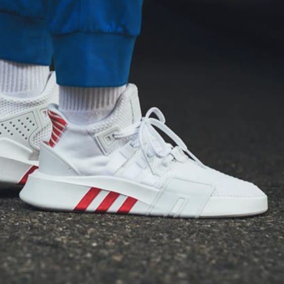 Giày EQT BASK ADV 2018 ( trắng sọc cam)