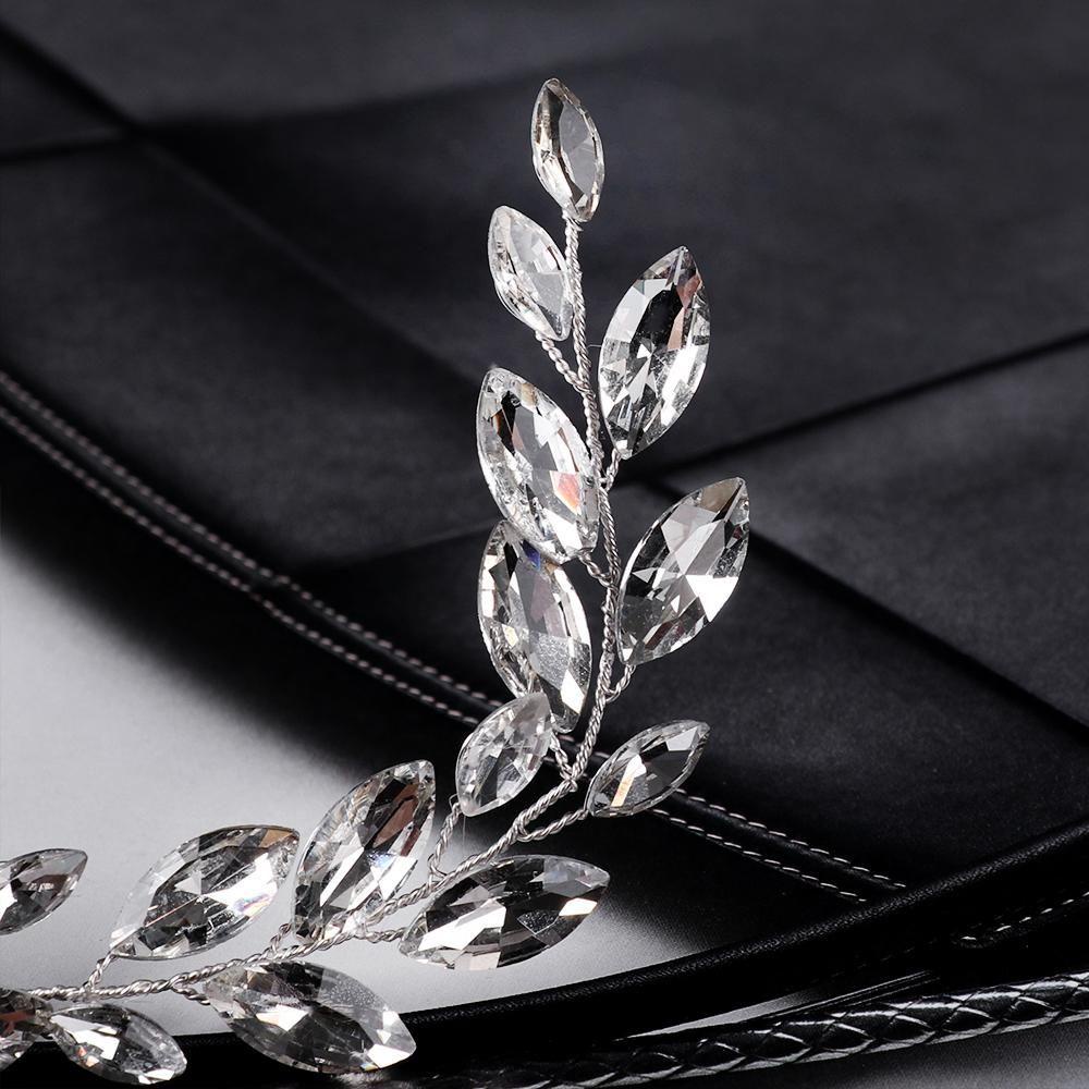 Lược Cài Tóc Thời Trang Dành Cho Cô Dâu|Vương Miện Lá Cây Thiết Kế Xinh Xắn Cho Bé|Vương Miện Đội Đầu Kiểu Dáng Dễ Thương Xinh Xắn