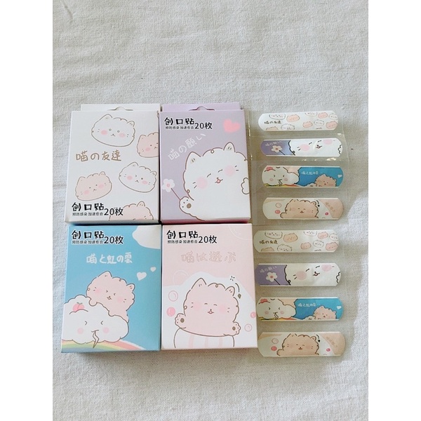 Hộp 20 miếng băng keo cá nhân urgo dán vết thương mẫu hoạt hình cute ảnh chụp thật