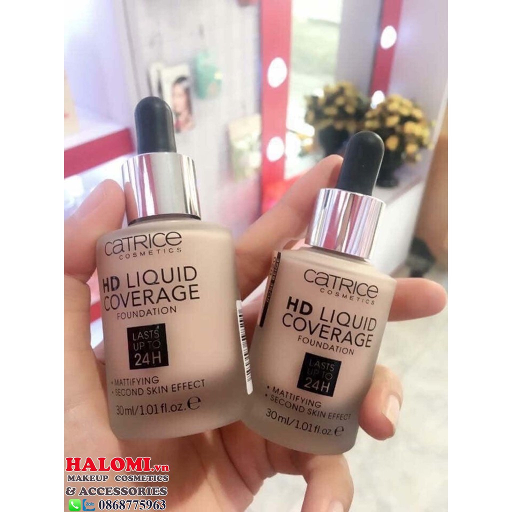 Kem Nền Catrice HD Liquid Coverage Last Upto 24h 30ml