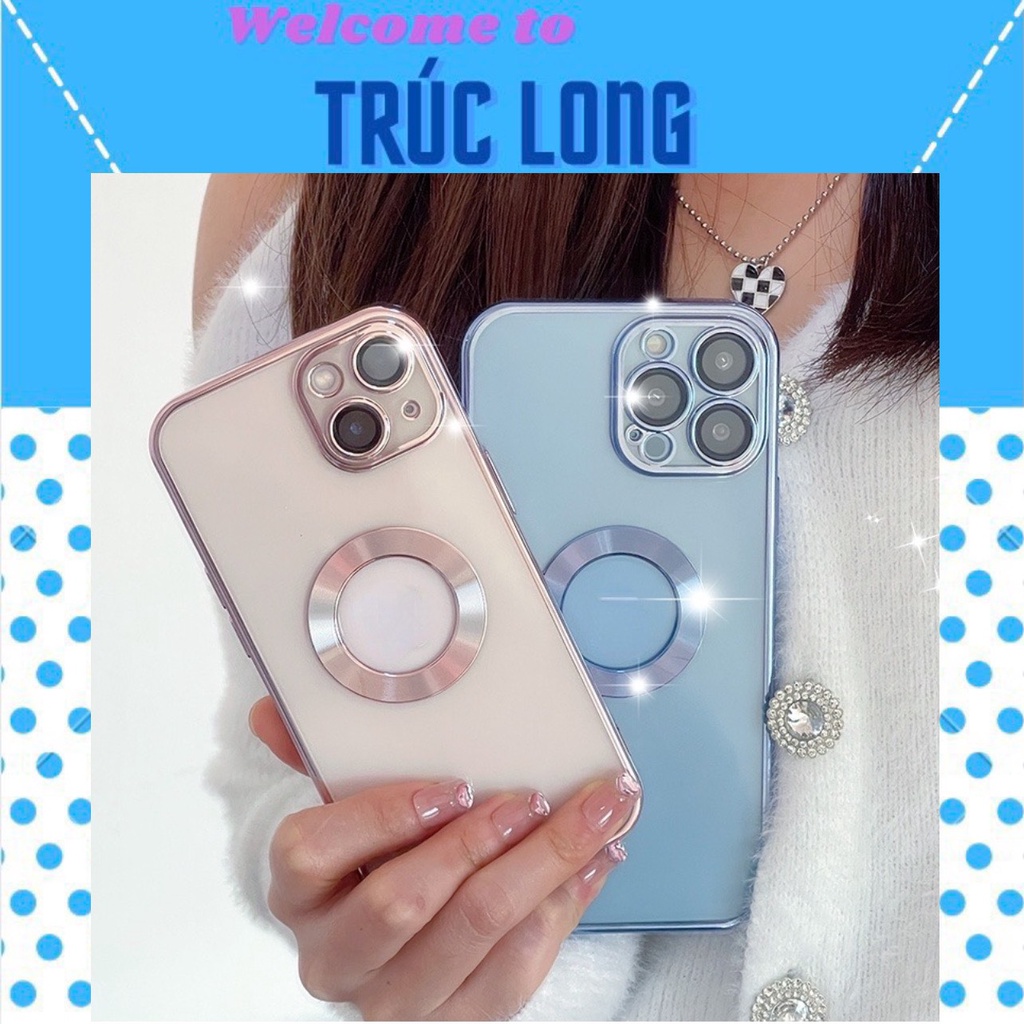 Ốp Lưng Hở Táo Viền Vuông Mạ Xi Cao Cấp Chống Ố Vàng 7 PLUS 8 PLUS X XS MAX 11 PRO MAX 12 PRO MAX 13 PRO MAX 14 PRO MAX