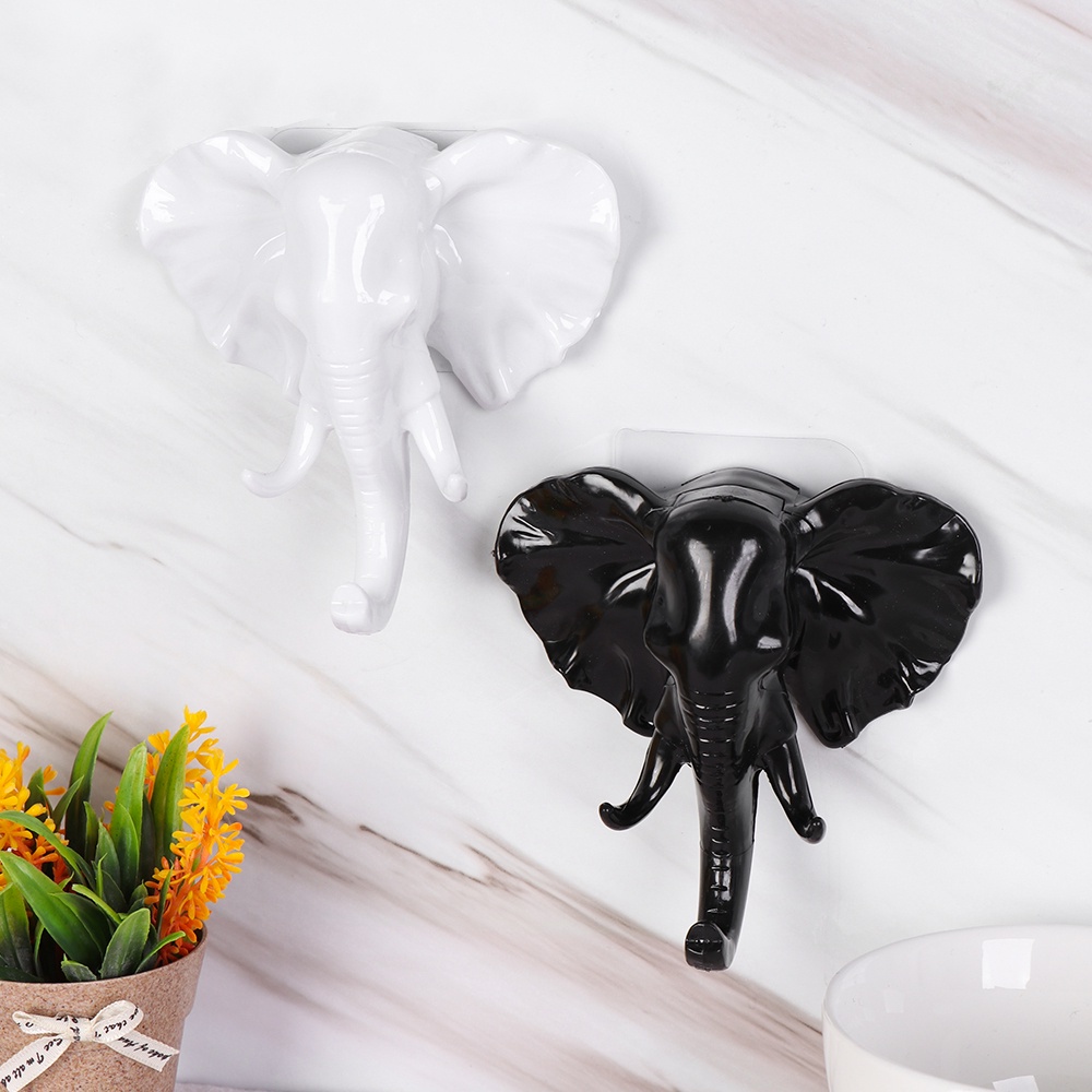 [FREESHIP] Móc treo đồ dán tường hình mũi ngà voi chống thấm độc đáo