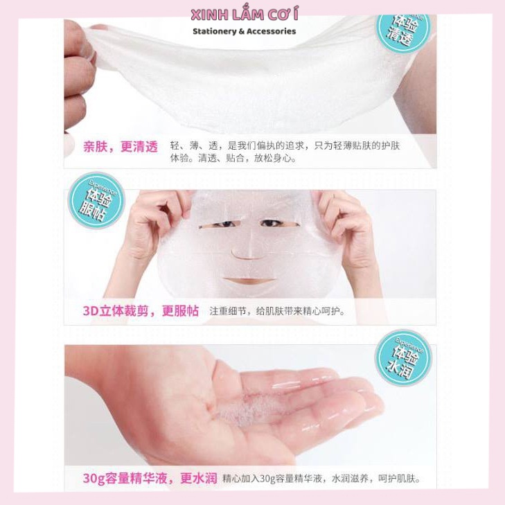 Mặt Nạ Giấy Dạng Nén, Mask Nén Bioaqua (Lẻ 1 Viên) [Xinh Lắm Cơ Í]