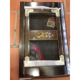 Khay gỗ Sồi Nga ấm chén cao cấp ( mã 506 )