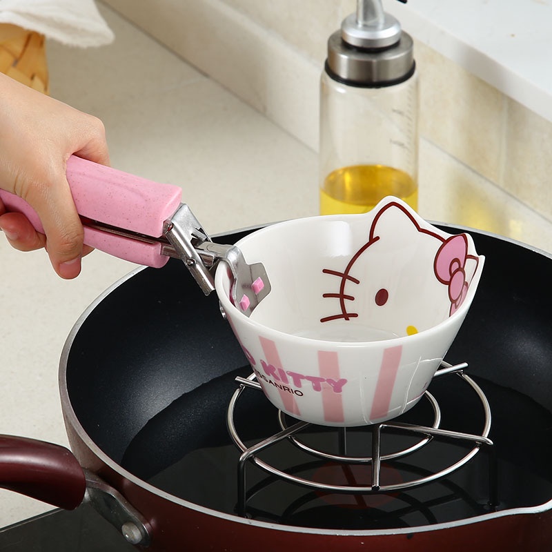 Kẹp gắp đồ dùng nhà bếp đa năng chống trượt bằng thép không gỉ